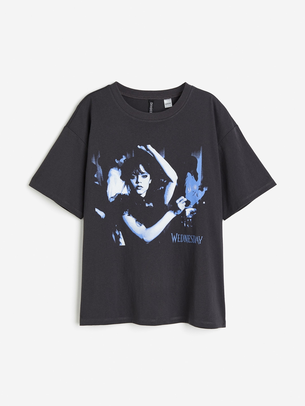 WEDNESDAY Gray Graphic T- Shirt Size XS